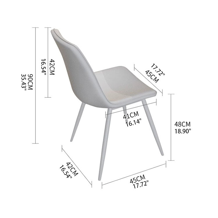 Minimalistic Dining Table in White Rectangle Marble Top and Carbon Steel Base - Durable Design for 6-8 Person qc-wy-260