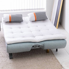 Sleek Modern Sofa in Off-White, Light Brown, Yellow, Orange, Gray, Mint Green with Techno Fabric & Cotton Upholstery qm-10