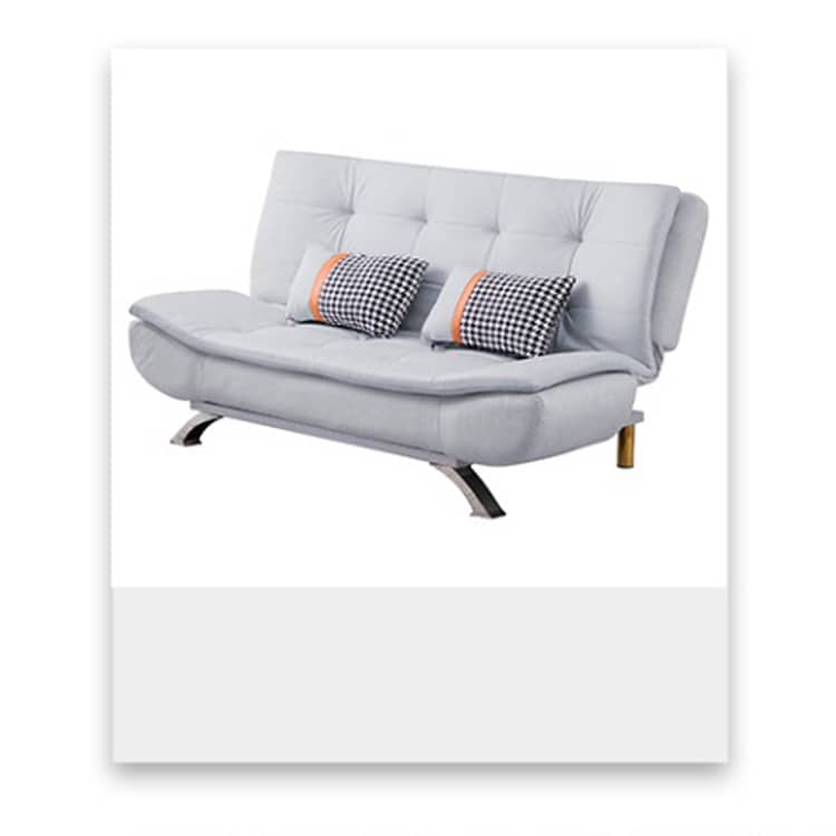 Sleek Modern Sofa in Off-White, Light Brown, Yellow, Orange, Gray, Mint Green with Techno Fabric & Cotton Upholstery qm-10