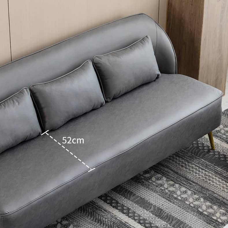 Modern Multi-Color Sofa: Gray, Yellow, Off-White, Dark Green, Orange - Premium Techno Fabric & Cotton, Wood Frame qm-13