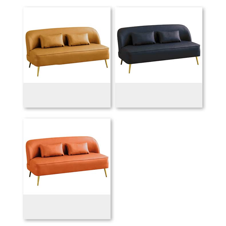 Modern Multi-Color Sofa: Gray, Yellow, Off-White, Dark Green, Orange - Premium Techno Fabric & Cotton, Wood Frame qm-13