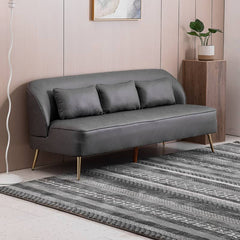 Modern Multi-Color Sofa: Gray, Yellow, Off-White, Dark Green, Orange - Premium Techno Fabric & Cotton, Wood Frame qm-13