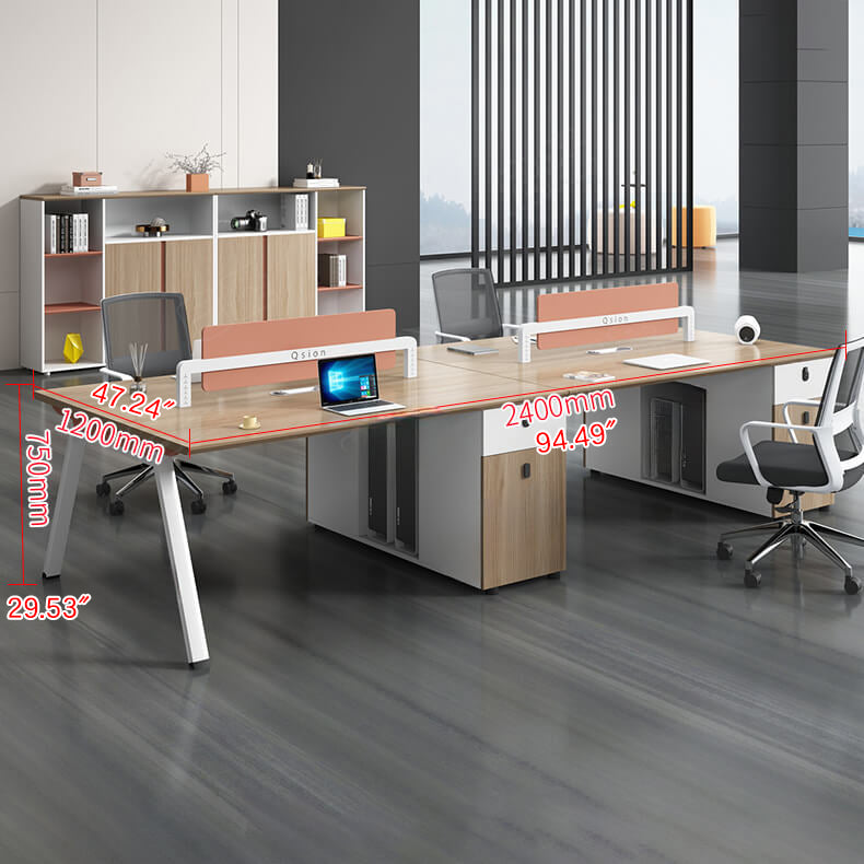 Stylish Particle Board Table in Brown, White, and Gray Finishes qs-153