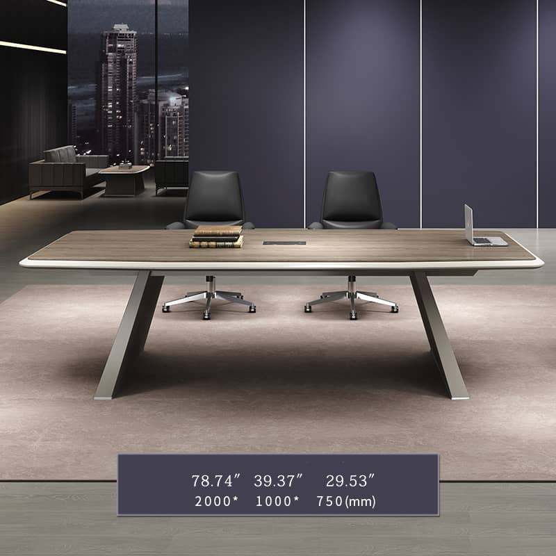 Stylish and Durable Brown Particle Board Table for Home and Office qs-157