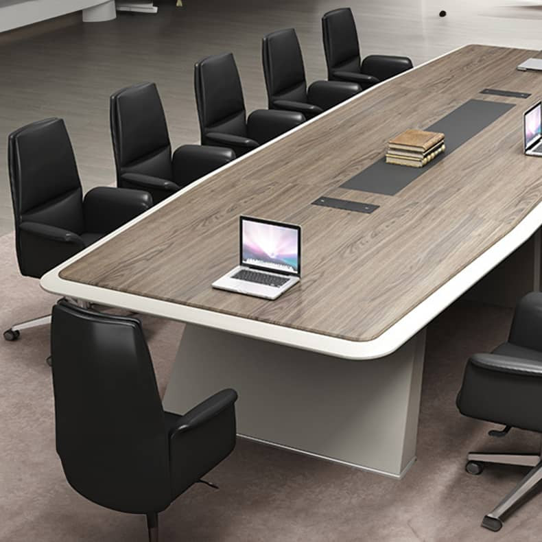 Stylish and Durable Brown Particle Board Table for Home and Office qs-157