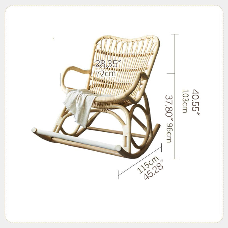 Natural Wood Rattan Chair - Stylish and Durable Seating for Your Home tzm-548