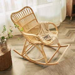 Natural Wood Rattan Chair - Stylish and Durable Seating for Your Home tzm-548