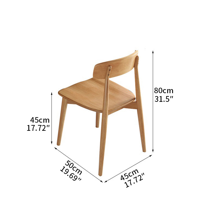 Modern Rubber Wood Dining Chair with Synthetic Leather for Dining Room  ybn-971