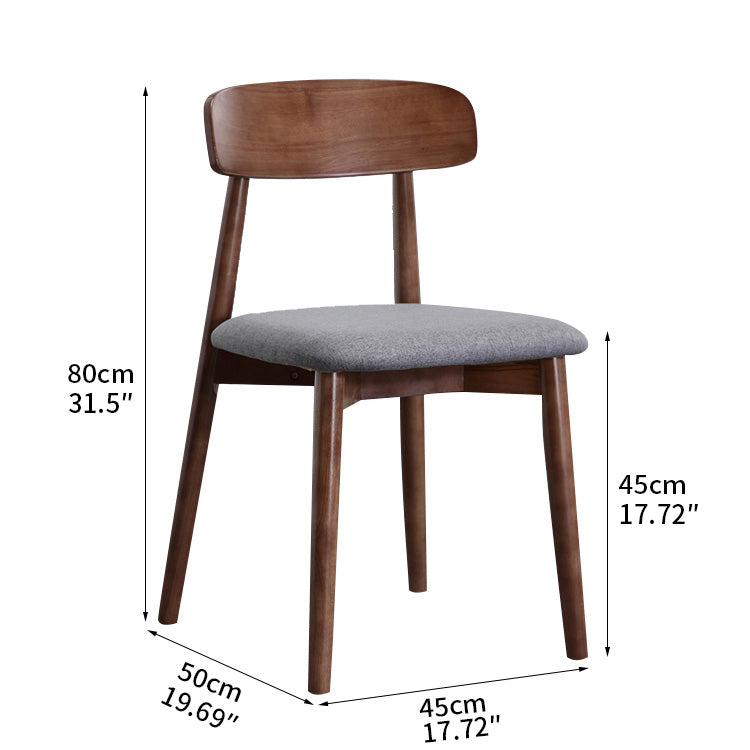 Modern Rubber Wood Dining Chair with Synthetic Leather for Dining Room  ybn-971