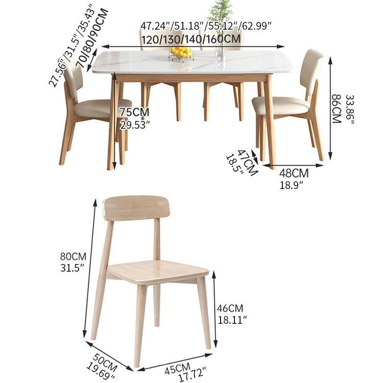 Minimalistic Rubber Wood Dining Chair - Perfect for Your Dining Room ybn-973