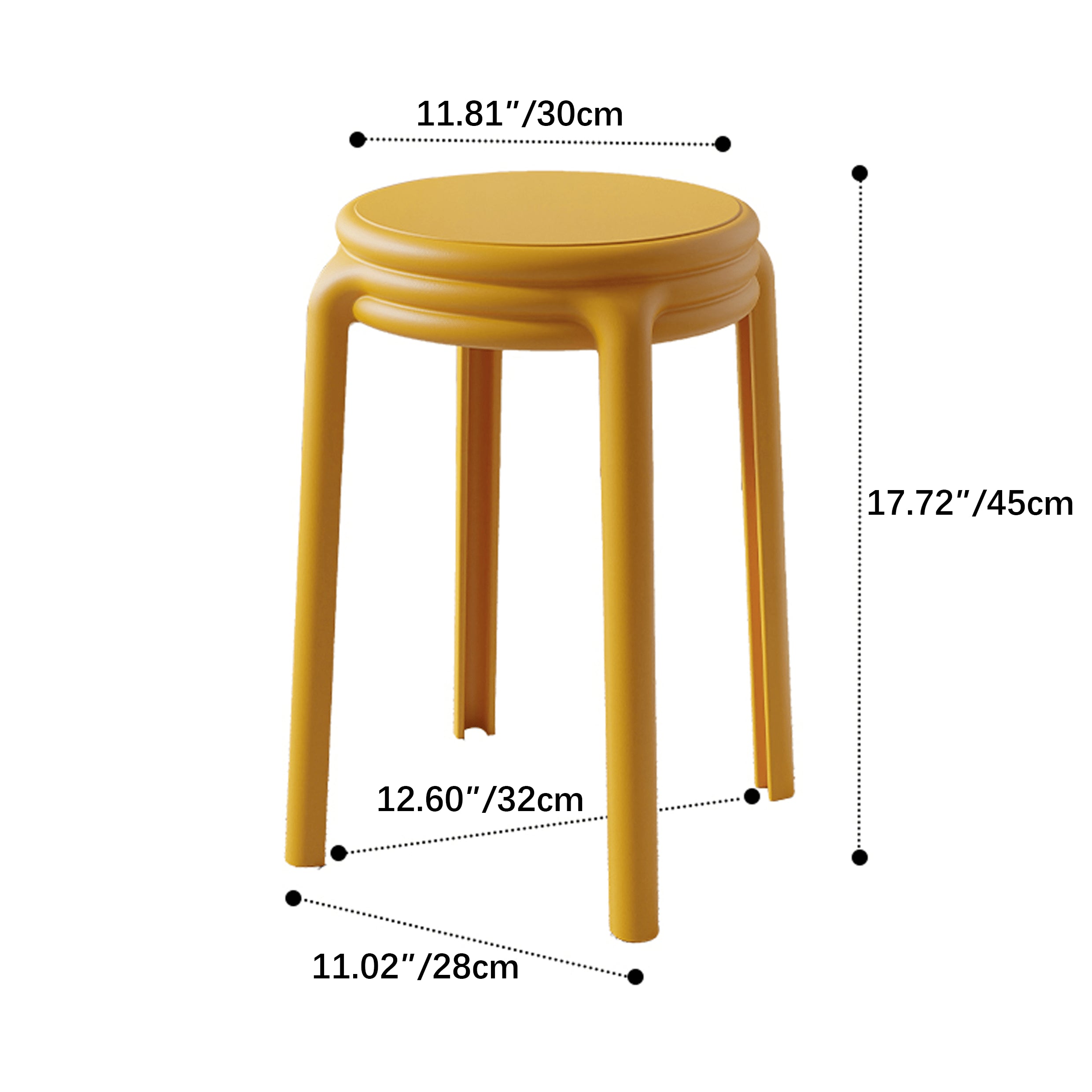 Vibrant & Stylish Multi-Colored Stools: Perfect for Any Room Décor ym-622