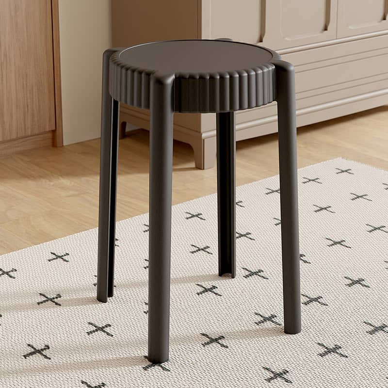 Vibrant Multi-Color Stool Collection: Off White, Black, Gray, Khaki, Dark Brown, Light Yellow, Orange, Green ym-623