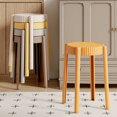 Vibrant Multi-Color Stool Collection: Off White, Black, Gray, Khaki, Dark Brown, Light Yellow, Orange, Green ym-623