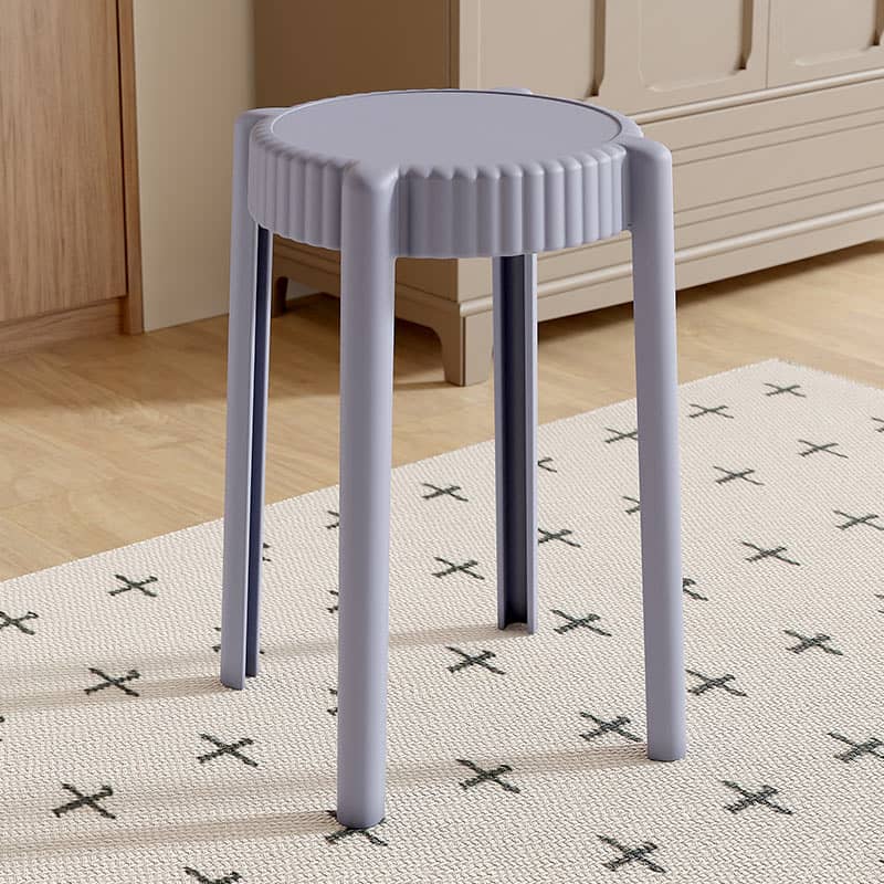 Vibrant Multi-Color Stool Collection: Off White, Black, Gray, Khaki, Dark Brown, Light Yellow, Orange, Green ym-623