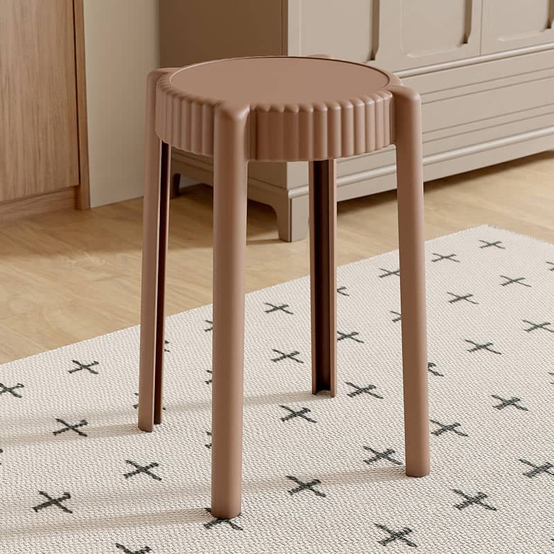 Vibrant Multi-Color Stool Collection: Off White, Black, Gray, Khaki, Dark Brown, Light Yellow, Orange, Green ym-623