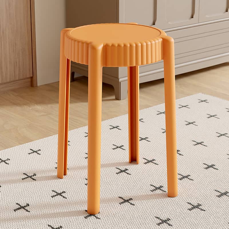 Vibrant Multi-Color Stool Collection: Off White, Black, Gray, Khaki, Dark Brown, Light Yellow, Orange, Green ym-623