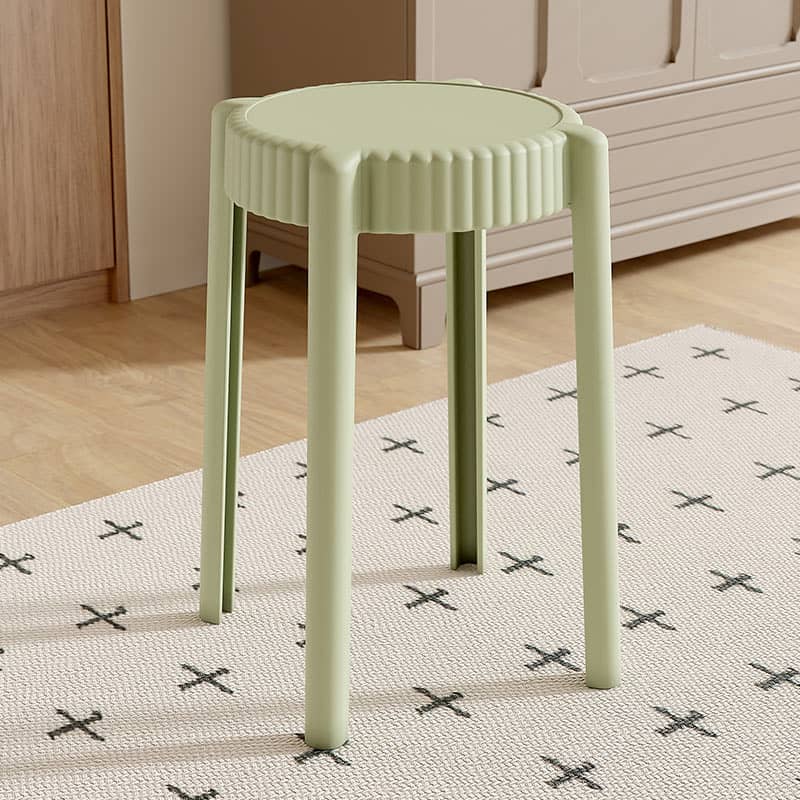 Vibrant Multi-Color Stool Collection: Off White, Black, Gray, Khaki, Dark Brown, Light Yellow, Orange, Green ym-623