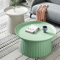 Chic Multi-Color round Coffee Table – durable and easy-clean plastic mordern style ym-627