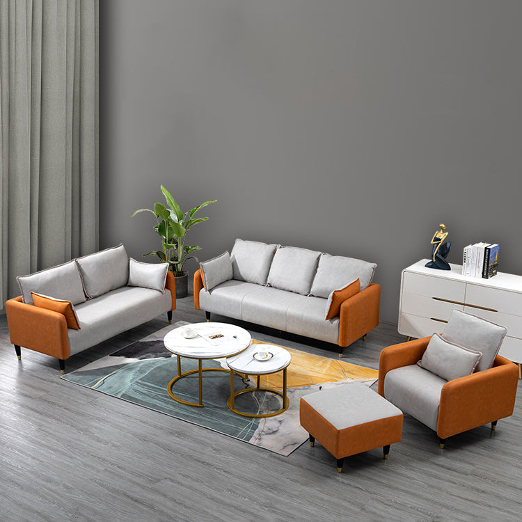 Contemporary Multi-Color Sofa Set with Cotton Filling & Wooden Base for LIvingroom yr-120