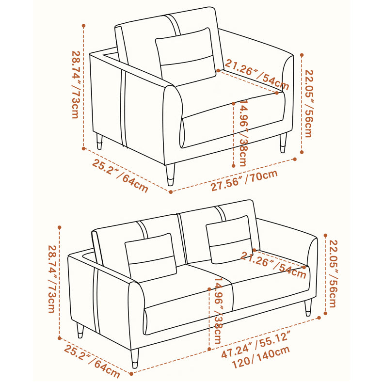 Contemporary Multi-Color Techno Fabric Sofa Collection with Cotton and Foam Filling for LIvingroom -  yr-122