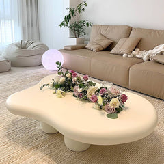 Creamy Abstract Coffee Table - Lovely & Durable Design for LIvingroom yw-178