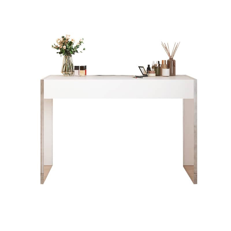 Sleek White Particle Board Makeup Vanity – Modern Vanity for Stylish Organization yw-185