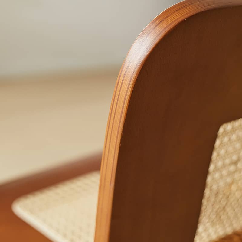 Modern Beech Wood Dining Chair with Rattan - Stylish Design for Your Diningroom Decor yw-197