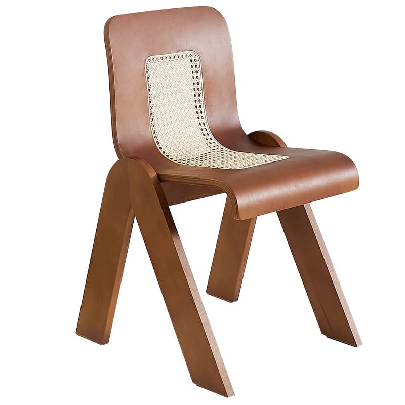 Modern Beech Wood Dining Chair with Rattan - Stylish Design for Your Diningroom Decor yw-197