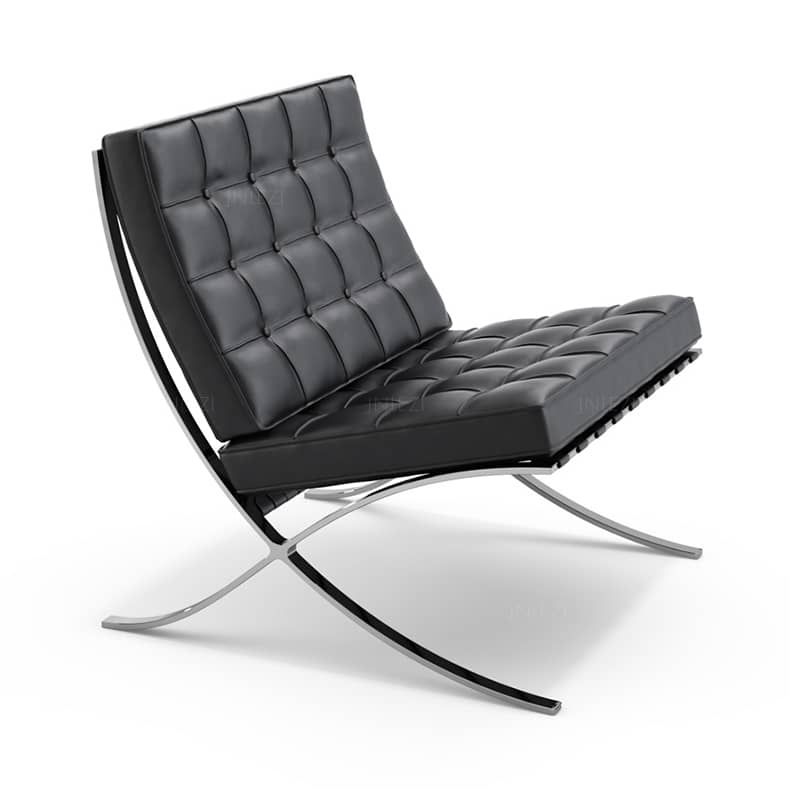 30‘’ PU Leather Sofa Chair with Stainless Steel Legs - Stylish and Comfortable Seating yw-211