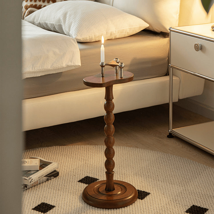 Stylish and Affordable Modern End Table with Brown and Black Beech Wood – Elegant Design for Living Room yw-213