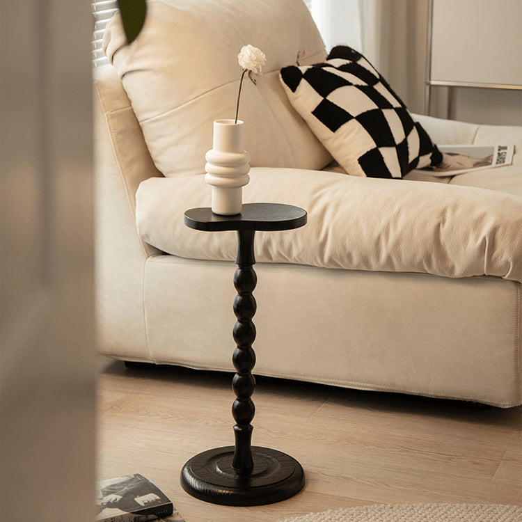 Stylish and Affordable Modern End Table with Brown and Black Beech Wood – Elegant Design for Living Room yw-213