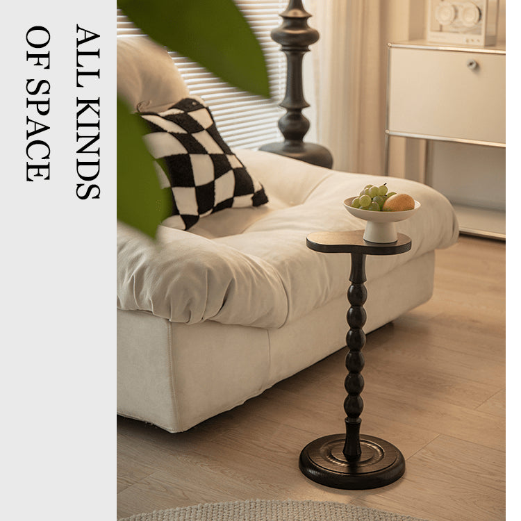 Stylish and Affordable Modern End Table with Brown and Black Beech Wood – Elegant Design for Living Room yw-213