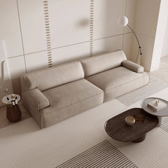 Stylish Light Gray Sofa with Durable Scratch-Resistant Fabric yw-223