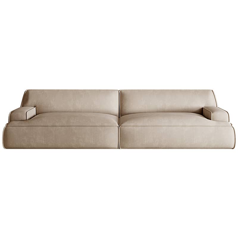 Stylish Light Gray Sofa with Durable Scratch-Resistant Fabric yw-223